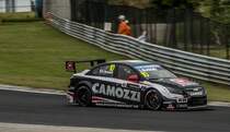 Chevrolet Cruze WTCC Rennwagem auf dem Hungaroring am 04.05.2014.