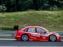 Lada Granta WTCC Rennwagem auf dem Hungaroring am 04.05.2014.