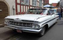 Chevrolet Series 1700 Impala Hardtop Sport Coupe, des Modelljahres 1959 besucht die Fladungen Classics im Juli 2014