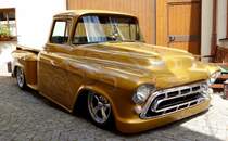 Chevrolet Pick up, Bj. 1957, glänzt bei den Fladungen Classics im Juli 2014