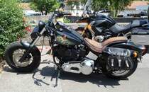 Harley eines Besuchers der Fladungen Classics 2014