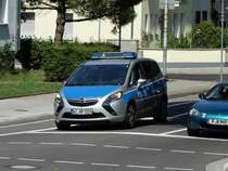 Opel Zafira der Polizei Neu-Isenburg am 19.07.14 
