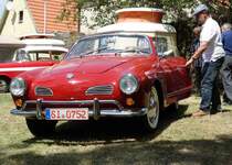 Karmann Ghia, bereit zur Abreise von den Fladungen Classics 2014 
