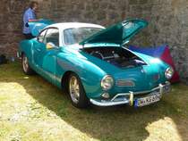 Karmann Ghia, bereit zur Abreise von den Fladungen Classics 2014
