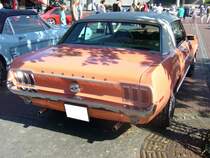 Heckansicht eines 1968´er Ford Mustang Hardtop Coupe. US-carmeeting Centro Oberhausen am 19.07.2014.