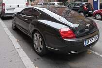 Bentley Continental GT in Straßburg, 1.10.12