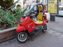 BMW C1 in der Altstadt von Colmar, 2.10.12