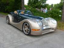 Morgan Aero gesehen im Stadtgebiet von Fladungen anl. der Classic-Veranstaltung im Juli 2014