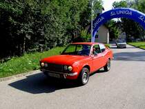 Fiat 128 sl, Bj.1974; trifft zur 9.Wadholz-Classic2014 in Unterstetten ein; 140720