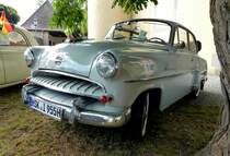 Opel Rekord Olympia Cabrio, Bj. 1955, gesehen bei den Fladungen Classics im Juli 2014