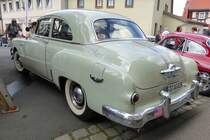 Pontiac Series Streamliner Sedan Coupe des Jahrganges 1950 Ausstattungsvariante  Silver Streak , bei den Fladungen Classics im Juli 2014          