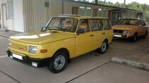 Wartburg 1.3l Tourist. Oldtimertreffen  Ehemaliger Grenzübergang Marienborn  am 24.06.2014.