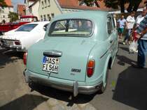 Fiat 1100 steht bei den Fladungen Classics 2014