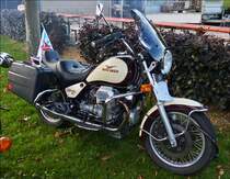 . Motorrad Moto Guzzi Bj 1990, 949 ccm, 50 Ps, 2 Zyl, laut Besitzer noch im Orginal zustand.  19.07.2014 