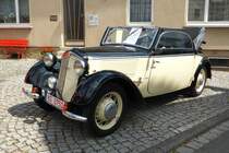 DKW F8 steht bei den Fladungen Classics im Juli 2014