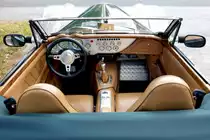 Blick in den Innenraum des Morgan Aero bei den Fladungen Classics im Juli 2014