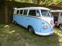 bei den Fladungen Classics 2014 in vielen Varianten zu bestaunen: VW T1