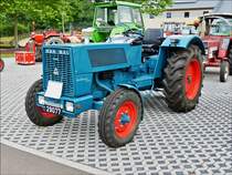 . Hanomag Brillant 600, Bj 1967, 58 Ps, 3142 ccm, ausgestellt am 20.07.2014 beim Traktorentreffen in Consdorf (L).