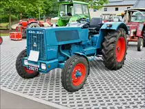 . Hanomag Brillant 600, Bj 1967, 58 Ps, 3142 ccm, ausgestellt am 20.07.2014 beim Traktorentreffen in Consdorf (L).