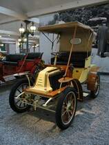 Peugeot  Phaeton  Type T

Baujahr 1904, 1 Zylinder, 864 ccm, 40 km/h, 7 PS 

Cité de l'Automobile, Mulhouse, 3.10.12