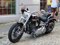 Eine Harley Davidson am 26.07.2014 in Bergen.