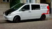 MB Vito eines Handwerksbetriebes aus Schwerin, August 2014