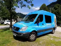 MB-Sprinter bringt Erdinger-Alkoholfrei an den Almsee in Österreich; 140809