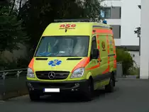 01.08.2014 - MB-Sprinter II Kombi als RTW für die ASG Ambulanz Leipzig GmbH.   