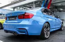 BMW M3 (F30) Sedan, Rückansicht. Foto: 30.05.2014