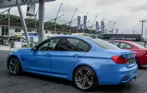 BMW M3 (F30) Sedan, Seitenansicht. Foto: 30.05.2014