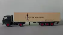 MB 1626 S, 1:87, Werbung: Nordfaser, Hersteller: Wiking  542-25, Foto am 8.4.2014