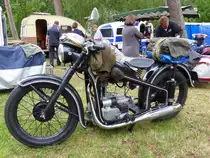 auch eine EMW steht zur Oldtimeraustellung im Agroneum Alt Schwerin, August 2014