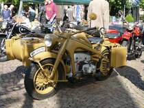Zndapp KS 750 Gespann (Baujahr 1943, 750 ccm, 26 PS) anl. der Old- und Youngtimerausstellung in 36088 Hnfeld am 24.08.08
