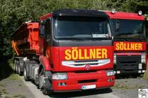Renault Premium mit Kippauflieger der Spedition Sllner.