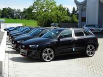 Viele neue Audi Q3 am 08.08.14 bei Abt Sportsline im Kempten
