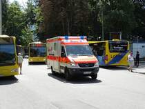 Mercedes Benz Sprinter der Johanniter am 08.08.14 in Kempten ZUM 