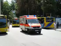 Mercedes Benz Sprinter der Johanniter am 08.08.14 in Kempten ZUM 