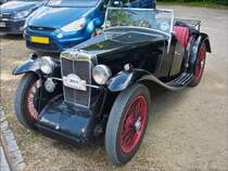 . MG J2 Typ, aufgenommen bei der MG MMM Tour 2014 durch Luxemburg am 01.08.2014.