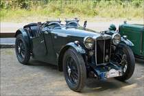 . MG Type PA Bj 1935/36, als Teilnehmer der MG MMM Tour 2014 in Luxemburg. 01.08.2014