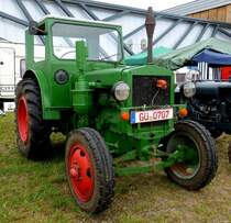 IFA Pionier steht in Alt Schwerin anl. der Oldtimerveranstaltung im August 2014