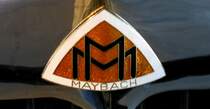 Maybach-Motorenbau GmbH, Khleremblem an einem Oldtimer-Pkw von 1936, Aug.2014