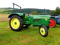 John Deere - Lanz 200 wird präsentiert beim Lanz & John Deere - Treffen in Kirchheim am See, August 2014