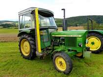 John Deere 920 wird präsentiert beim Lanz & John Deere - Treffen in Kirchheim am See, August 2014