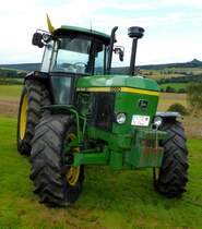 John Deere 3050 steht beim Lanz & John Deere - Treffen in Kirchheim am See, August 2014