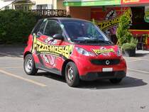 Roter Werbesmart in Bümpliz am 21.08.2014