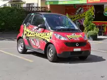 Roter Werbesmart in Bümpliz am 21.08.2014