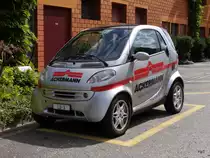 Grauer Werbesmart abgestellt in Willisau am 24.08.2014