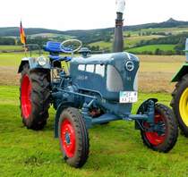 Lanz 1616 steht beim Lanz & John Deere - Treffen in Kirchheim am See im August 2014