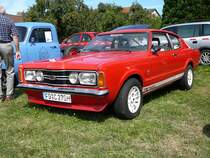 Ford Taunus GT bei der 1. Oldtimerausstellung in 36119 Neuhof - Hattenhof am 31.08.08 
