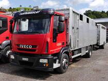 IVECO Tiertransporter bei Ufhusen am 24.08.2014